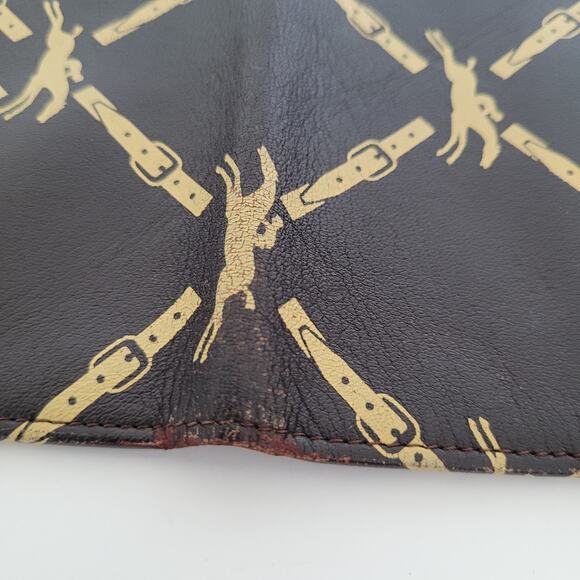 Longchamp Unisex Wallet Brown Bifold Soft Leather Folding Long Vintage Designer - Picture 8 of 10
